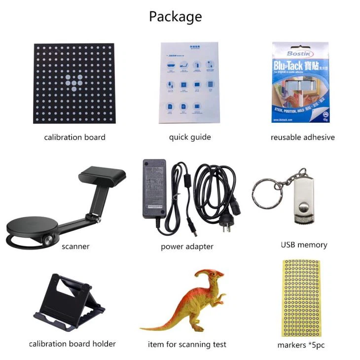 Desktop White Light 3D Scanner，Three-dimensional Data Model，Freedom Of Creation Is Not Restricted